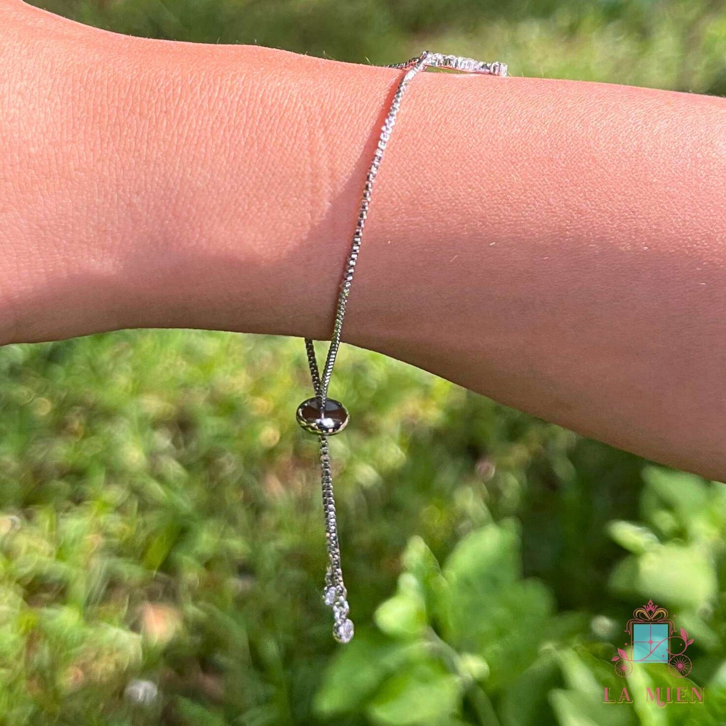 personalized rakhi bracelet with adjustable chain