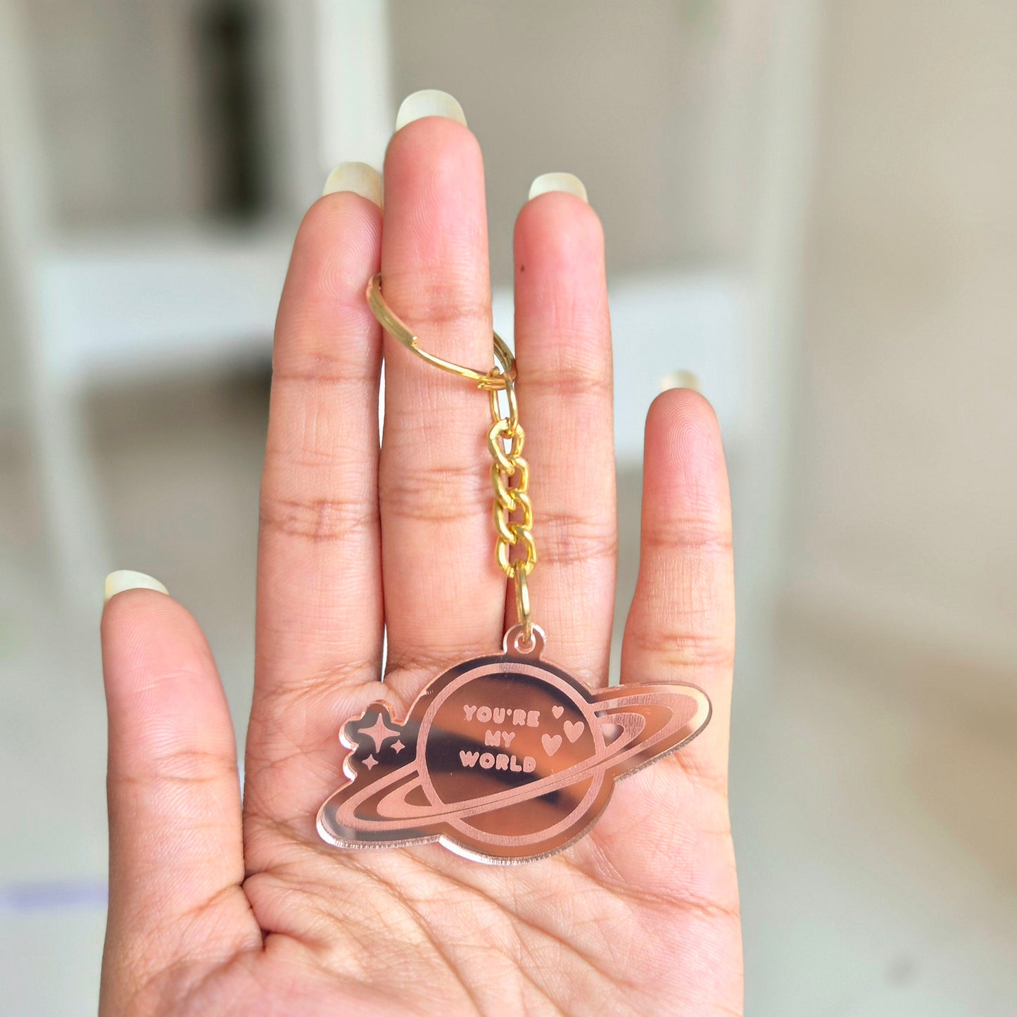 You are my World Keychain