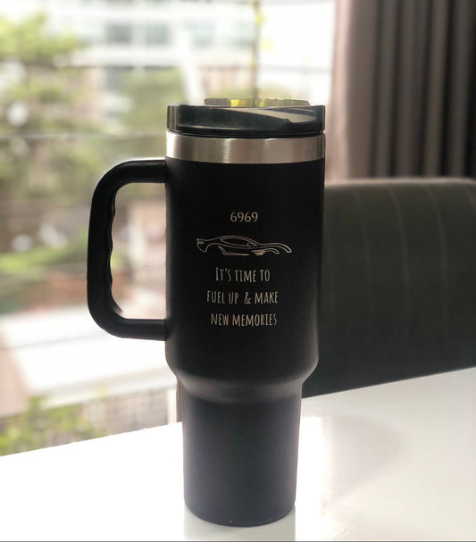 1.2L Custom Design/Quote Insulated Sipper – Hot & Cold Large Travel Tumbler