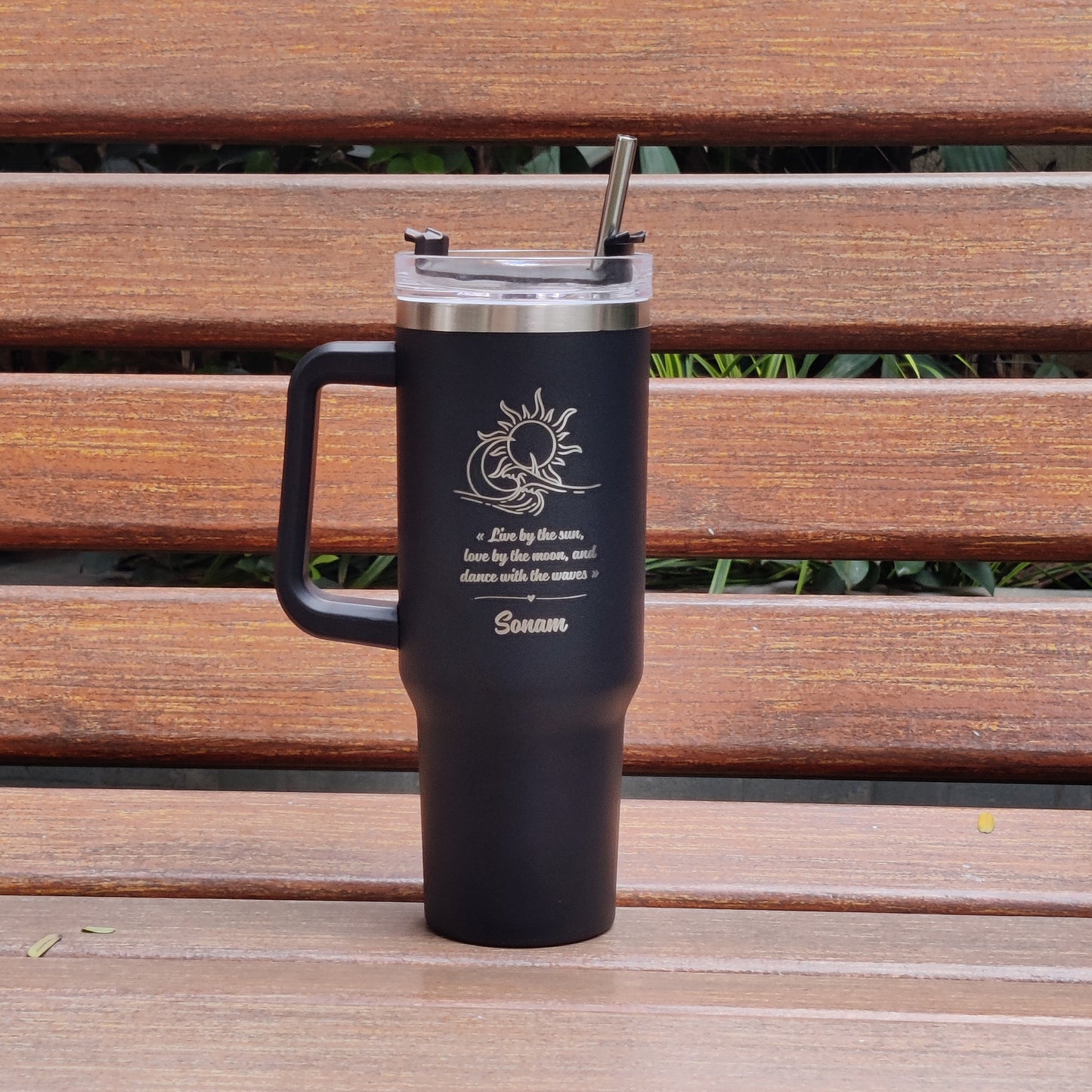 1.2L Custom Design/Quote Insulated Sipper – Hot & Cold Large Travel Tumbler