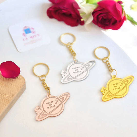 You are my World Keychain
