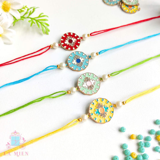 designer color rakhi all designs